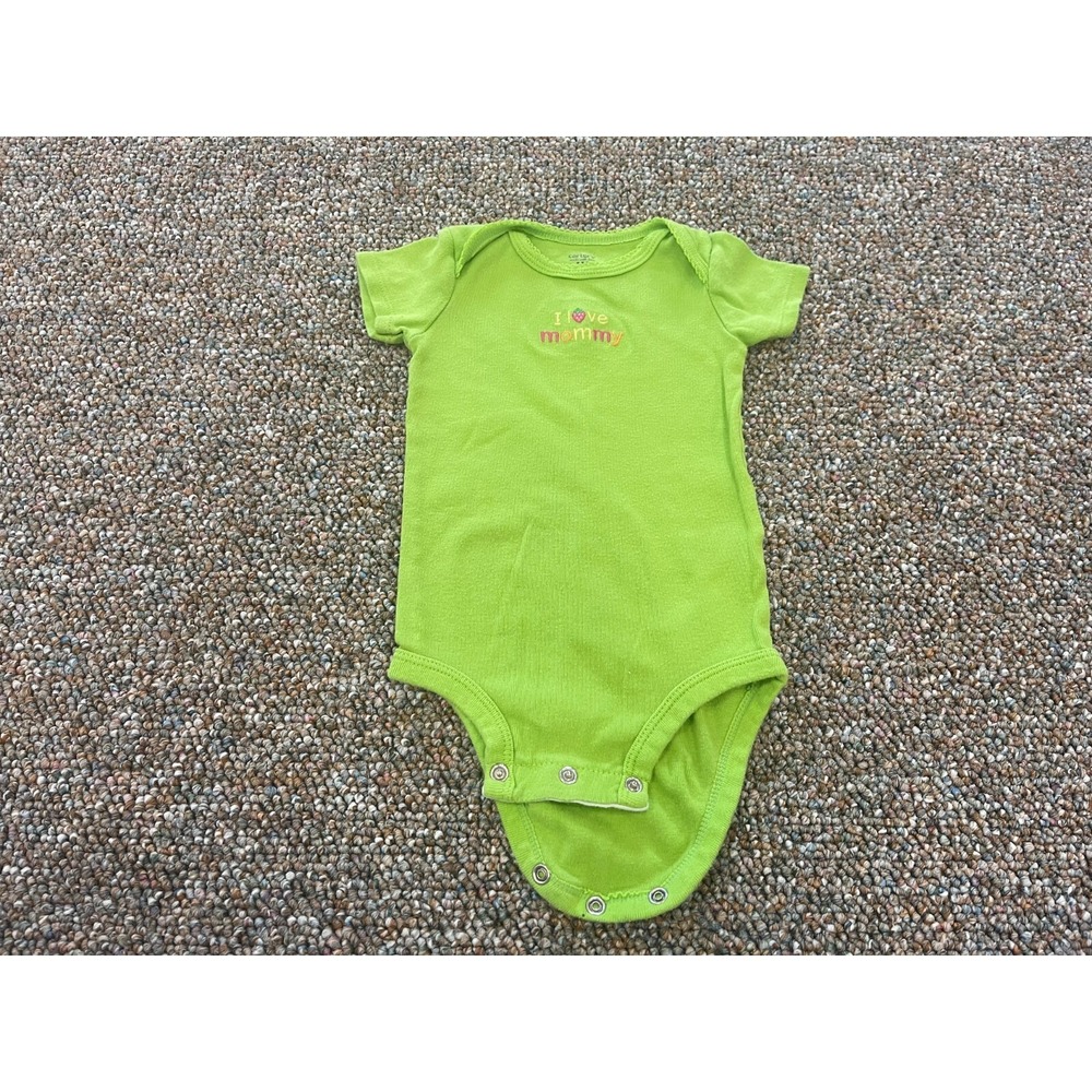 Carter's Green I Love Mummy Bodysuit Girls 9M